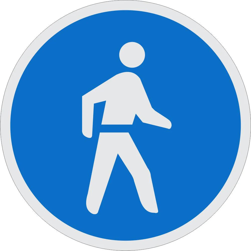 Pedestrians Only Sign (R110)