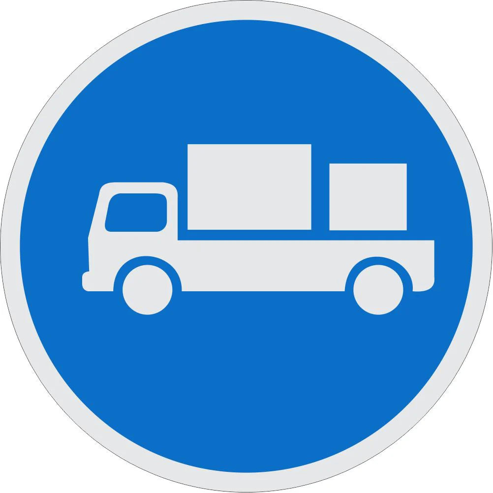 Delivery Vehicles Only Sign (R122)