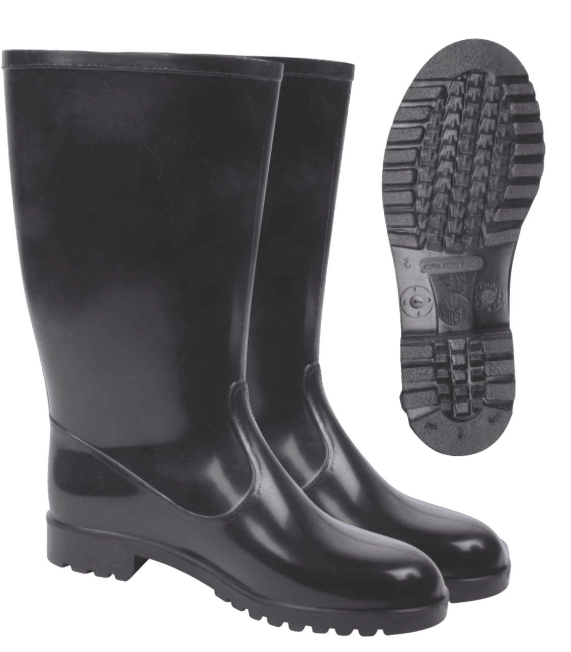 Duralight Women’s PVC Gumboots – Black