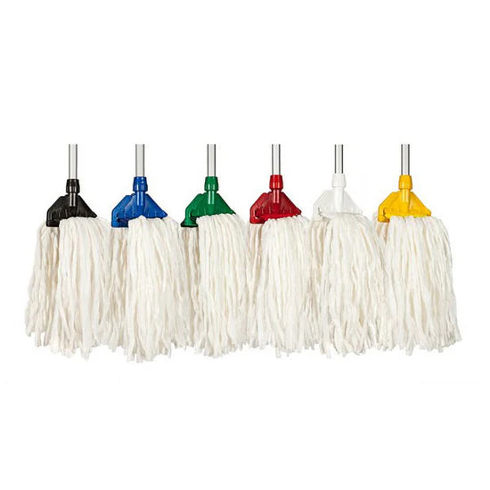 Spunlace Fan Mop Head 280g – Colour Coded (Low Lint)