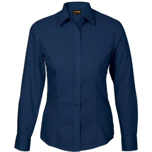 Her Women’s Long Sleeve Poly-Cotton Blouse