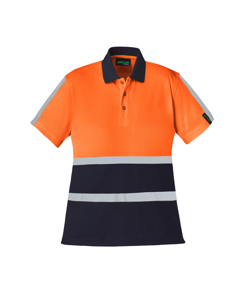 Her Hi-Vis Two Tone Golfer With Reflective Tape