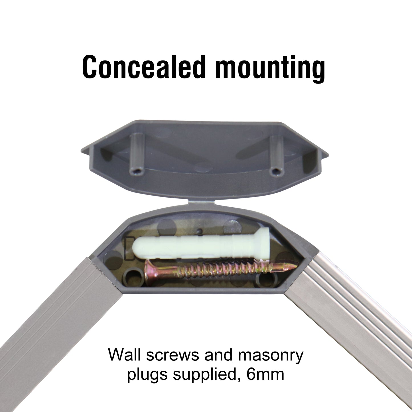 Information Notice Board (Aluminium Frame - 1000*1000mm Green)