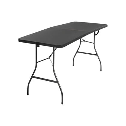 FlexiFold Black Folding Table – Indoor & Outdoor Use
