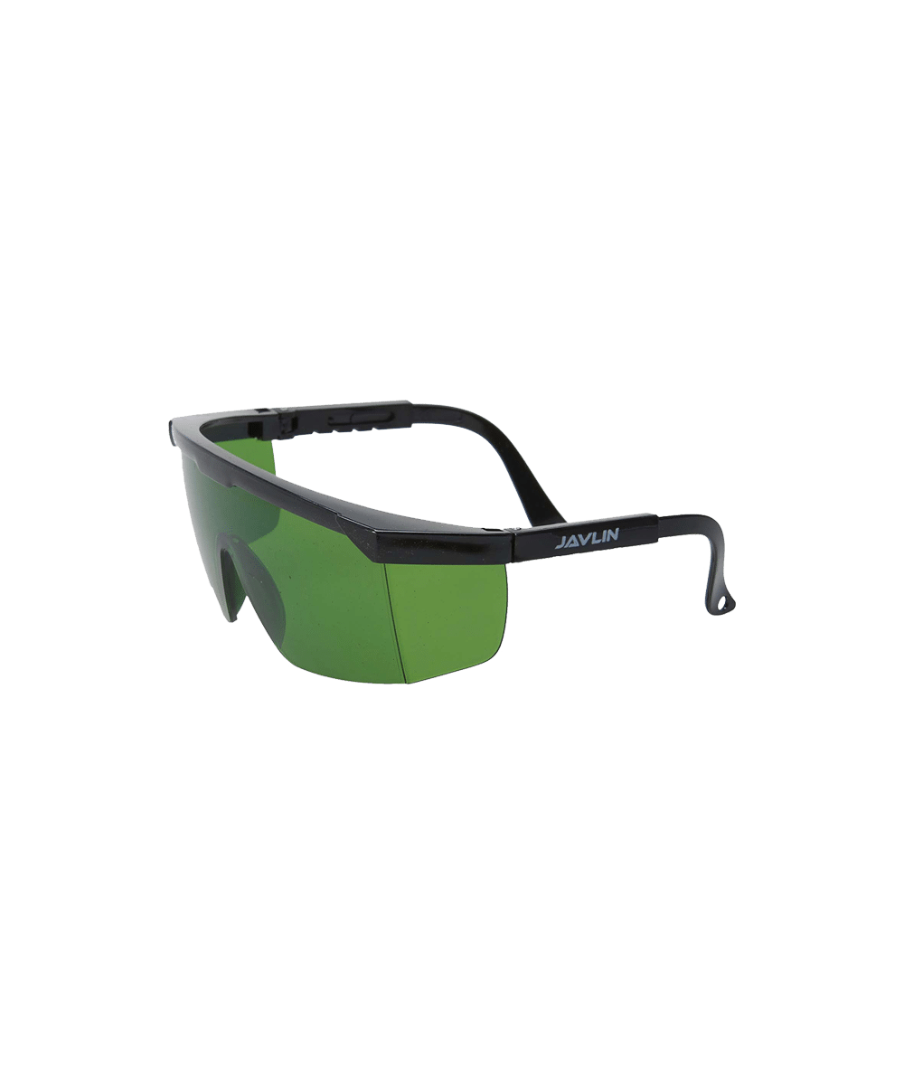 Eurospec Safety Glasses – Green Lens with Scratch-Resistant Coating