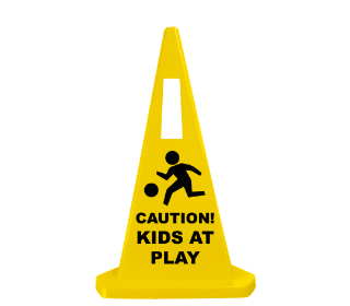 Warning Bollard – 1000mm High, Durable & Versatile