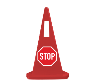 Warning Bollard – 1000mm High, Durable & Versatile