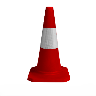 Contractor Cone 500mm – Compact, Durable & Highly Visible