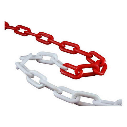Plastic Safety Chain – Red & White / Black & Yellow (8mm)