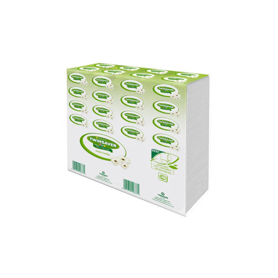 Twinsaver 2 Ply M-Fold Hand Towel – Green Choice – Code 0337