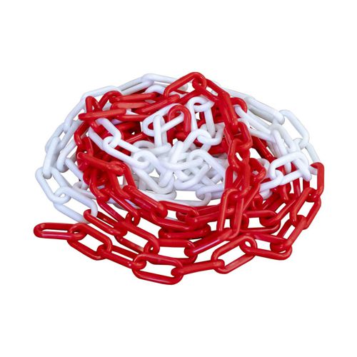 Plastic Safety Chain – Red & White / Black & Yellow (8mm)
