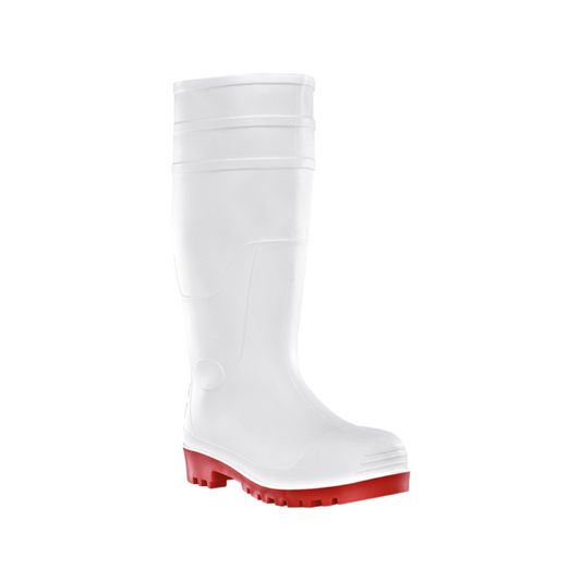 NSTC Scorpio Industrial Gumboot – White/Red
