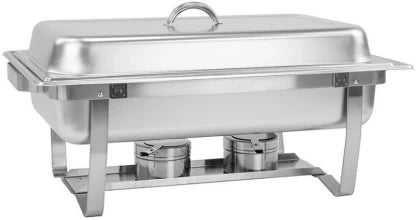 Classic Stainless Steel Double Pan Chafing Dish – 10L