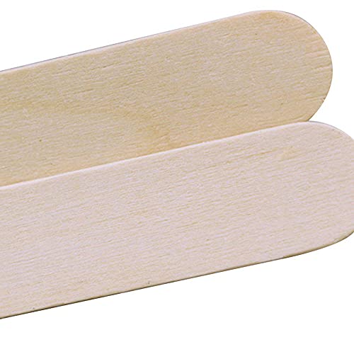 Single-Use Wooden Tongue Depressors Medical Examination (100 Pack)