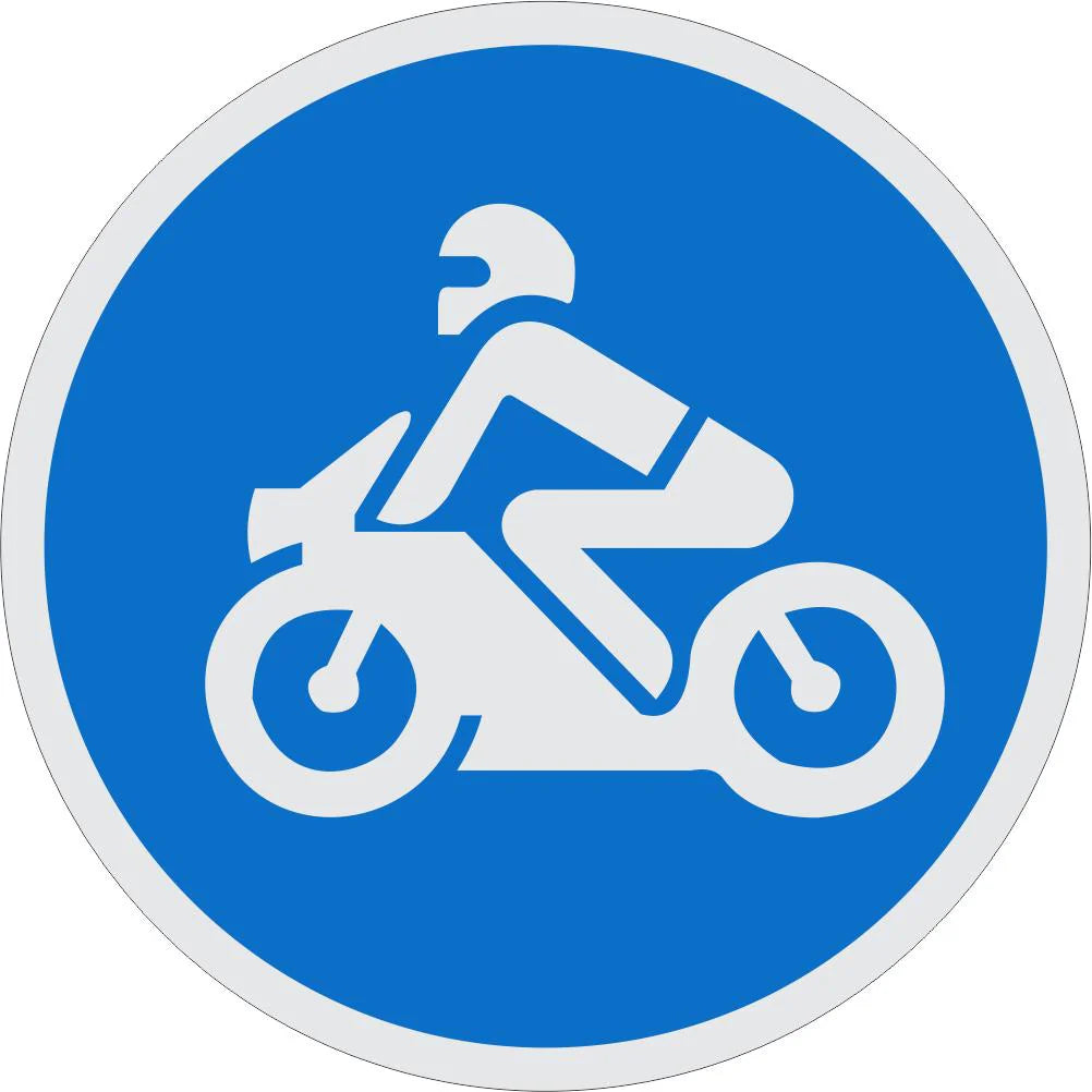 Motorcycles Only Sign (R116)