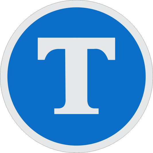 Roundabout Road Sign (R137) – Retro Reflective