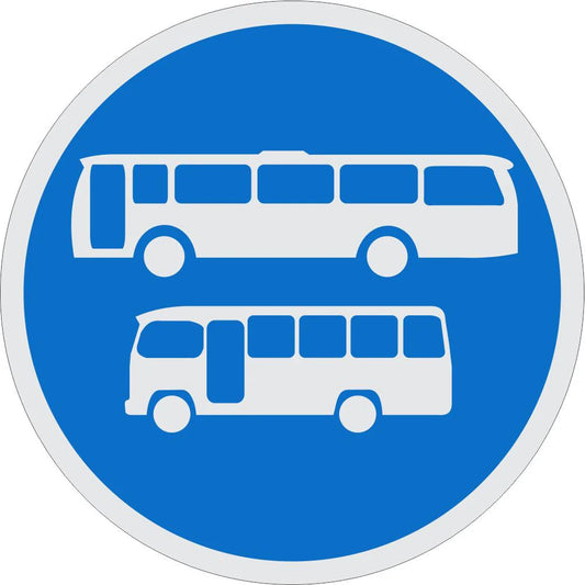 Buses & Minibuses Only Sign (R134)