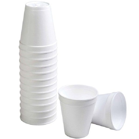 Polystyrene Cups – 250ml (Box of 1000)