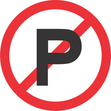 No Parking Reflective Road Sign – Chromadek Steel (Class 1)