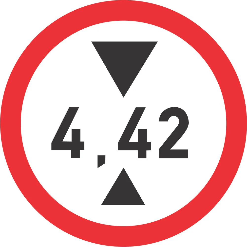 Height Limit Sign (R204)