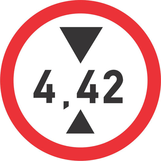 Height Limit Sign (R204)