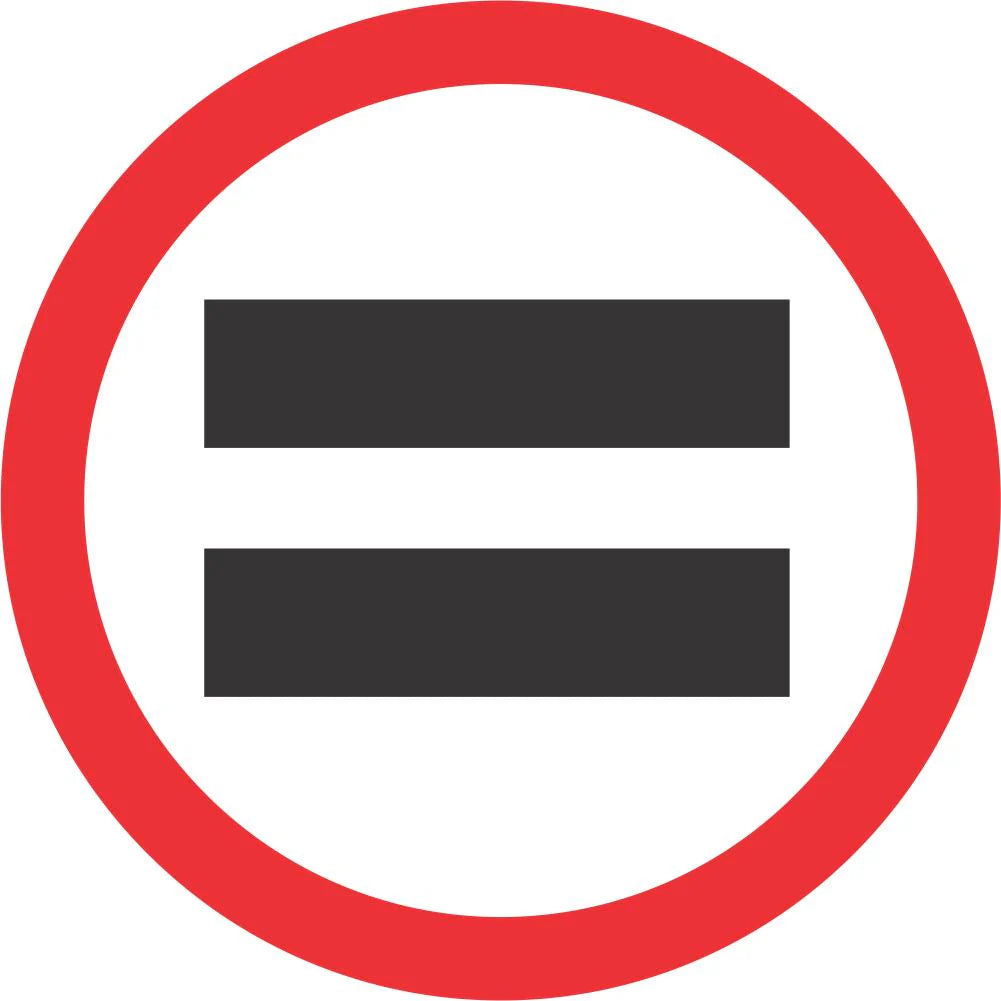 No Unauthorised Vehicles Sign (R208)