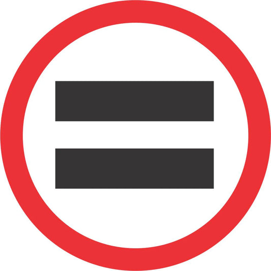 No Unauthorised Vehicles Sign (R208)