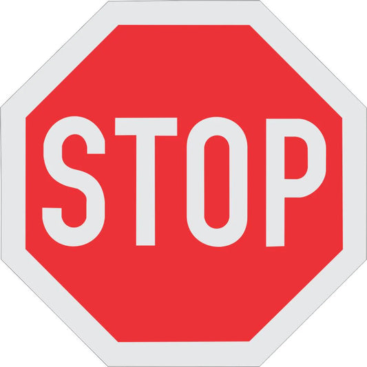 STOP Sign – Retroreflective Road Sign (Class 1)