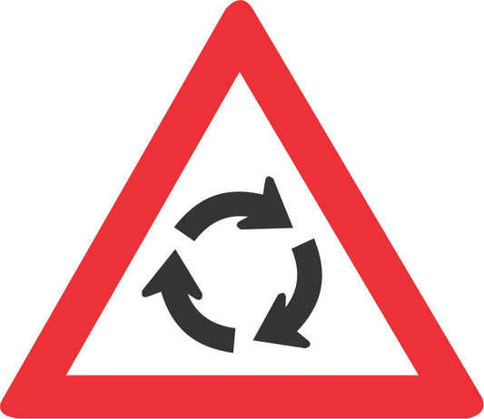 Traffic Circle Road Sign (W201) – Class 1 Retro Reflective