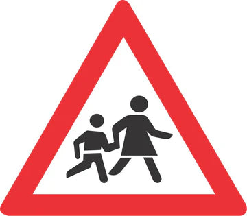 Children Crossing Road Sign