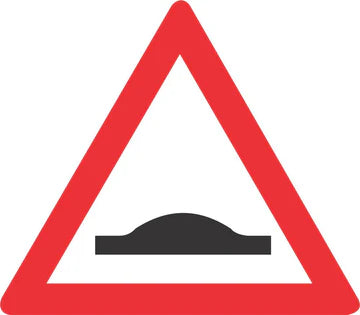 Speed Humps Reflective Road Sign (W332 / TW332)