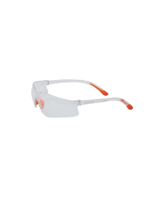 Javlin Sport Safety Glasses – Clear Lens with Anti-Scratch & Anti-Fog Coating