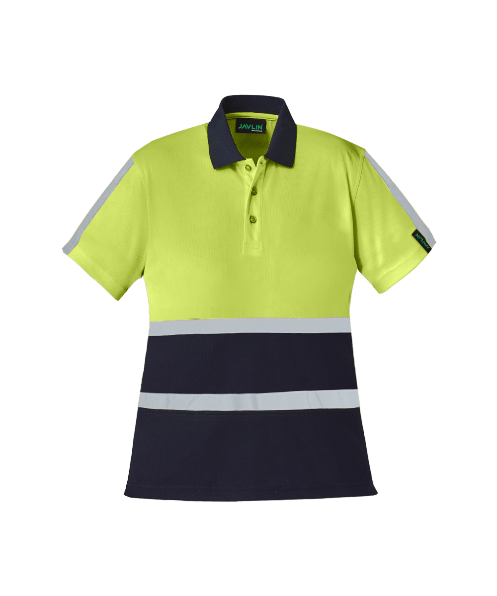 Her Hi-Vis Two Tone Golfer With Reflective Tape
