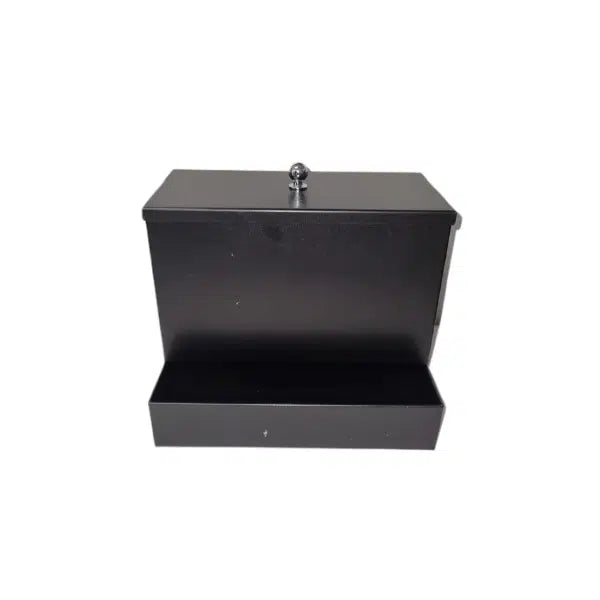 Safe_Choice - Large Black powder-coated Condom Dispenser (203 mm (Height) × 174 mm (Width) × 252 mm (Depth) up to 200 condoms