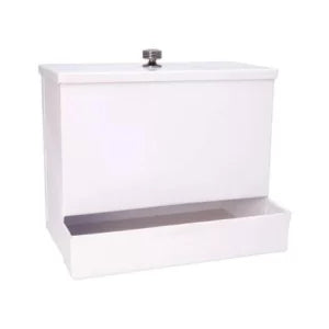 Safe_Choice Condom Dispenser -white powder-coated mild steel Large (26 cm (Height) × 20.5 cm (Width) × 6.5 cm (Depth)up to 400 condoms