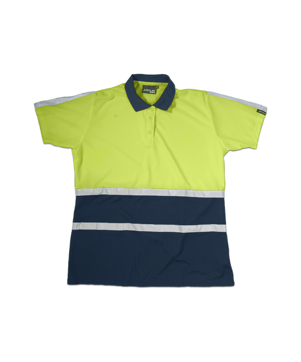 Her Hi-Vis Two Tone Golfer With Reflective Tape