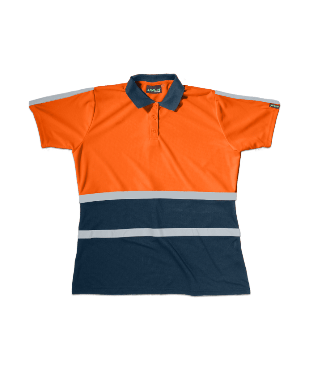 Her Hi-Vis Two Tone Golfer With Reflective Tape