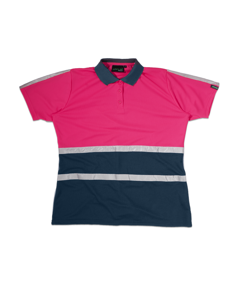 Her Hi-Vis Two Tone Golfer With Reflective Tape