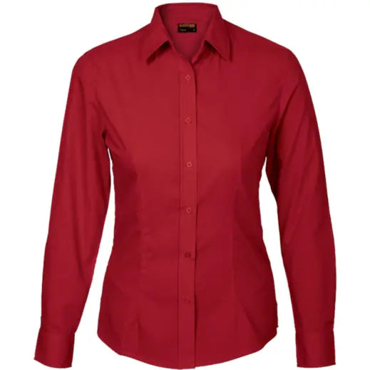 Her Women’s Long Sleeve Poly-Cotton Blouse