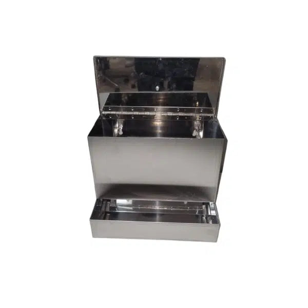 Safe_Choice Condom Dispenser - Large Stainless Steel (203 mm (Height) x 174 mm (Width) x 252 mm (Depth) up to 200 condoms