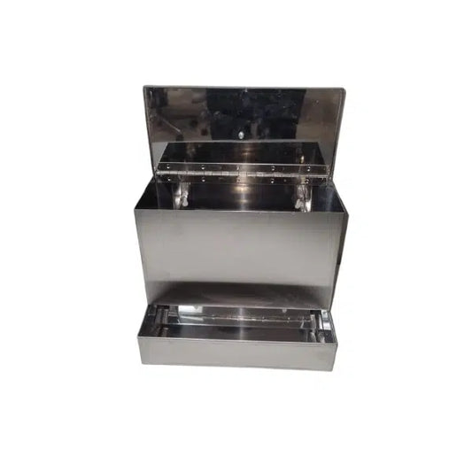 Safe_Choice Condom Dispenser - Large Stainless Steel (203 mm (Height) x 174 mm (Width) x 252 mm (Depth) up to 200 condoms