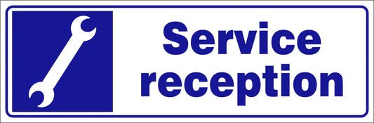 Service Reception Sign (RV12)