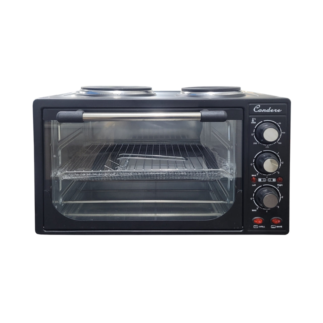 Condere 33L Mini Electric Oven with Dual Hotplates