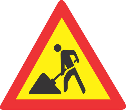 Roadworks Ahead – Temporary Road Sign (TW336)