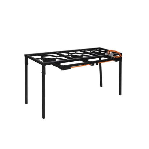 3-Burner Heavy-Duty Gas Stove with Regulator & Pipe