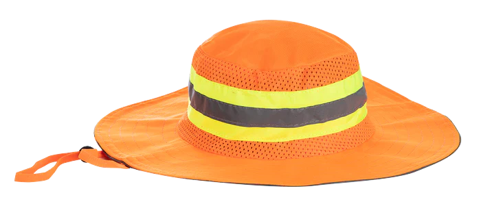 Bright-Shield Bush Hat – Hi-Viz with Reflective Trim