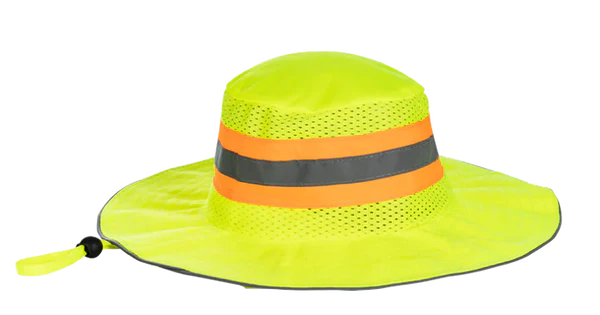 Bright-Shield Bush Hat – Hi-Viz with Reflective Trim