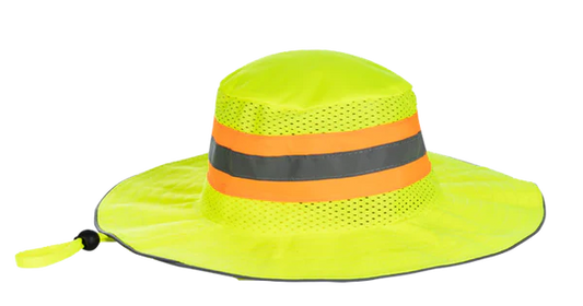 Bright-Shield Bush Hat – Hi-Viz with Reflective Trim