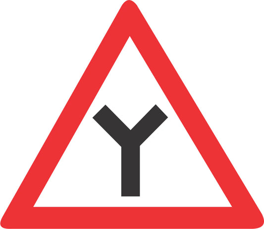 Y-Junction Warning Sign (W115)