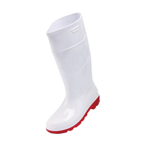 NSTC Scorpio Industrial Gumboot – White/Red
